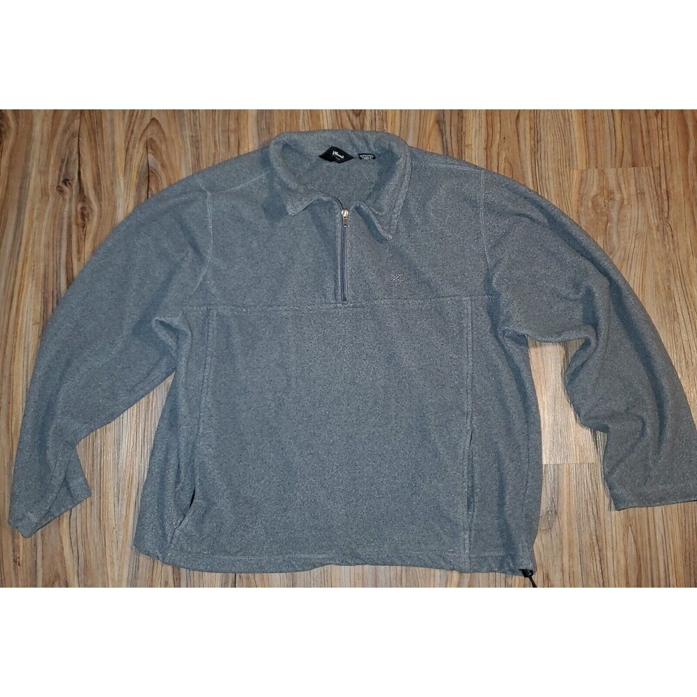 Mens Eddie Bauer Half Zip Pullover Men’s Size XL Gray